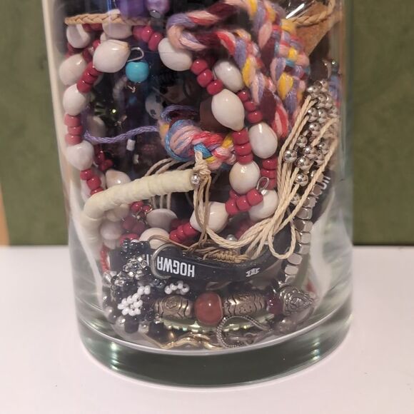 Mystery Jewelry Jar of Bracelets Roughly 70 Bracelets - Picture 4 of 7